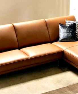 Sofa da phòng khách lớn L56