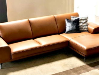 Sofa da phòng khách lớn L56