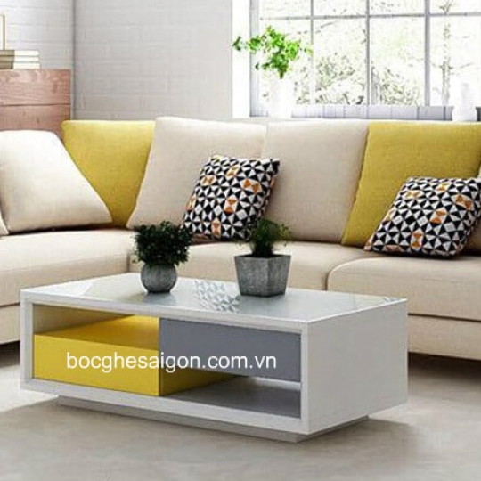 Sofa góc phòng khách trắng ZG105